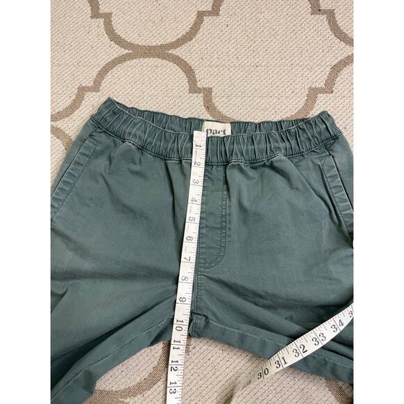 Pact organic cotton pull on elastic waistband chino pants pockets, size small - Picture 11 of 14